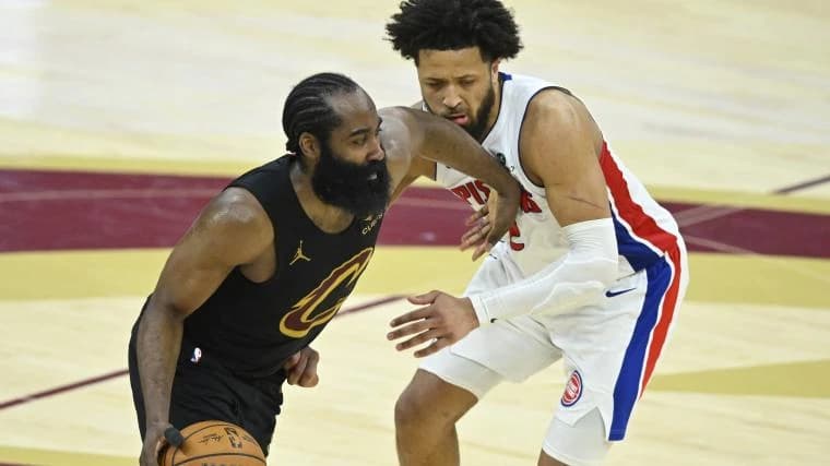 The Pistons lead the Cavaliers at halftime of Game 1 live score, updates, highlights from 2026 NBA p