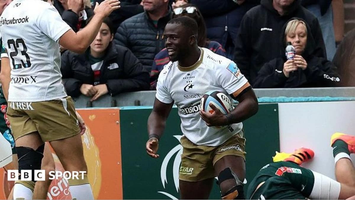 The Prem: Leicester Tigers 38-40 Saracens - Rotimi Segun double seals Sarries win