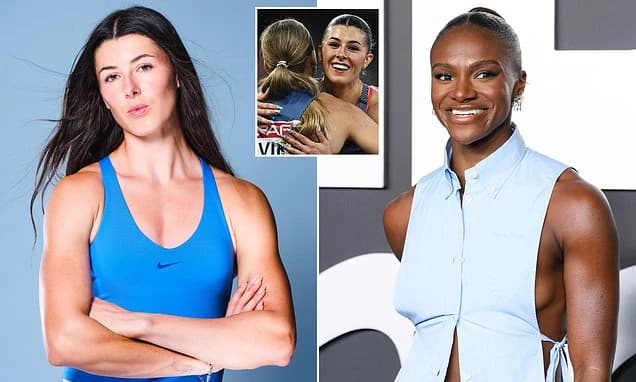 The rivalry of Britain's glam sprinting golden girls - who ignore each other on the track: Amy Hunt