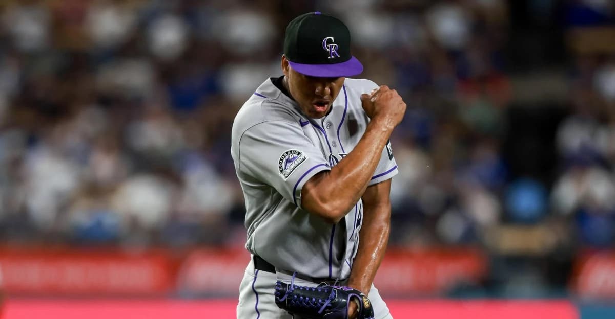 The Rockies have a signature eighth inning and stun the Dodgers 4-3