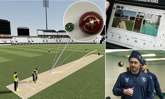 The tiny chip inside cricket balls revolutionising how teams scout, train and hit sixes: LAWRENCE BO