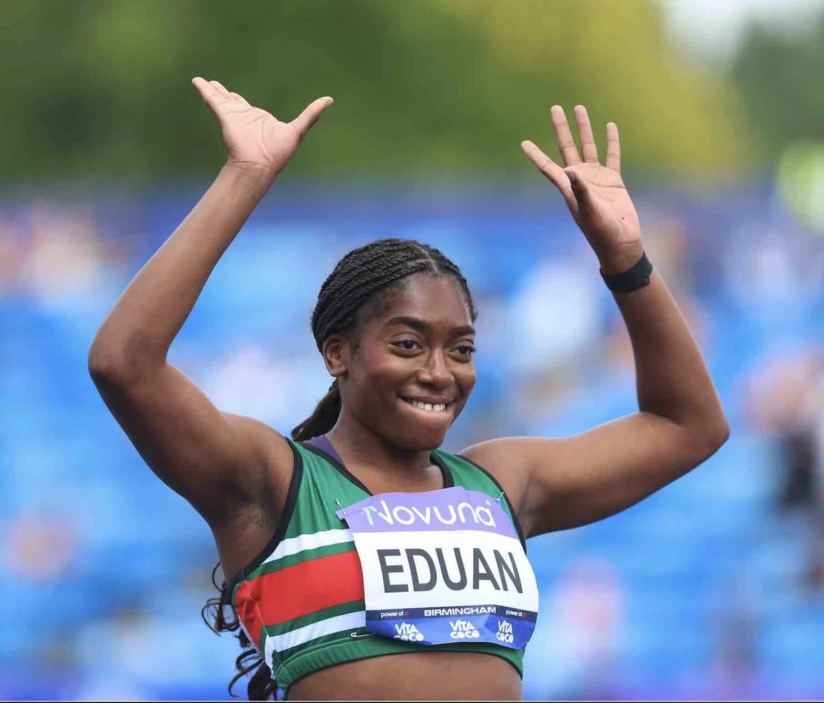 The Women’s Sprints at the Novuna UK Athletics Champs: Success Eduan wins the W 200 meters!