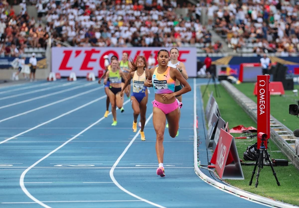 Third fastest 800m in history! Werro improves to 1:53.80 in Paris