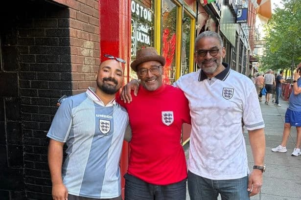 This English family cheering on the Three Lions at the World Cup sum up our spirit