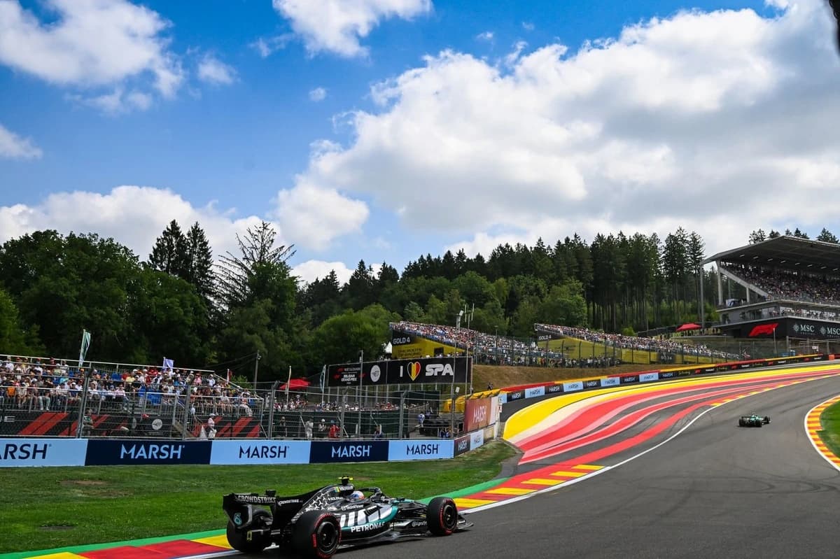 This is the starting grid for the 2026 F1 Belgian GP