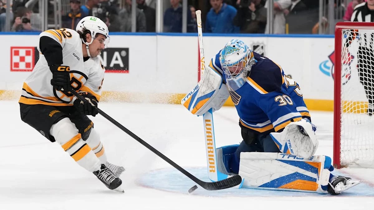 Thomas, Broberg lead Blues to 4-1 win over Bruins