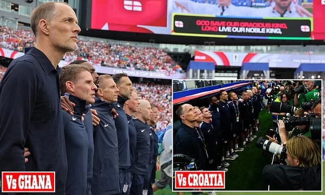 Thomas Tuchel all smiles as he wins battle with FIFA over national anthems after complaining World C