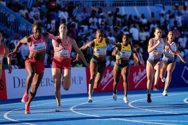 Thompson-Herah anchors Jamaica to 4x100m win in Gaborone