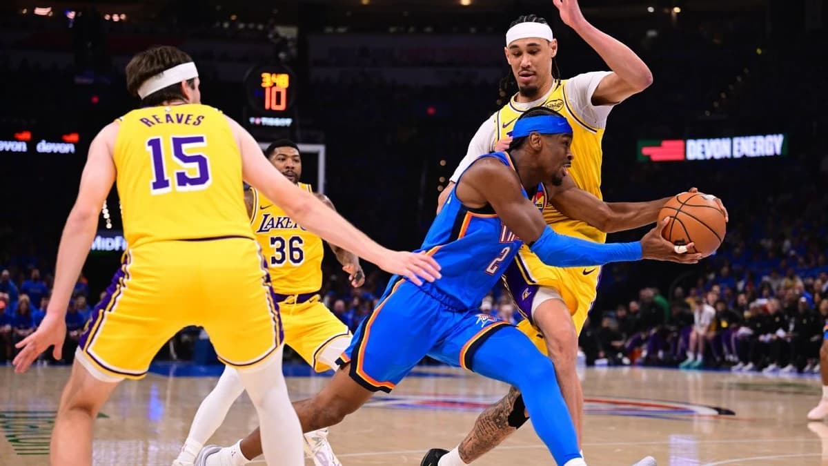 Thunder roll past Lakers in Game 1 of West semis