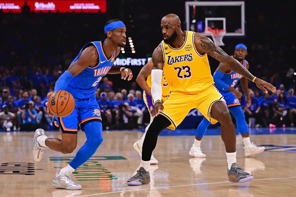 Thunder roll to dominant win over LeBron James, Lakers to grab early 1-0 lead