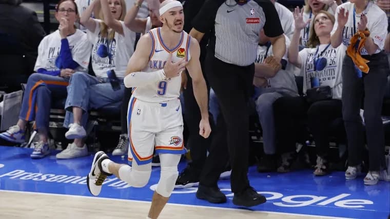 Thunder's Alex Caruso making NBA history as OKC tries to close out Spurs