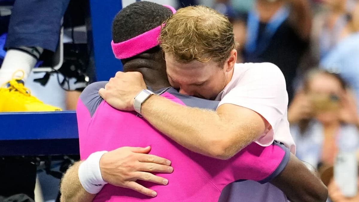Tiafoe, Michelsen share emotional moment after 5-set US Open battle