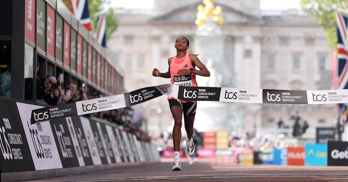 Tigst Assefa says “there’s no secret to my success” after London Marathon 2026 world-record win