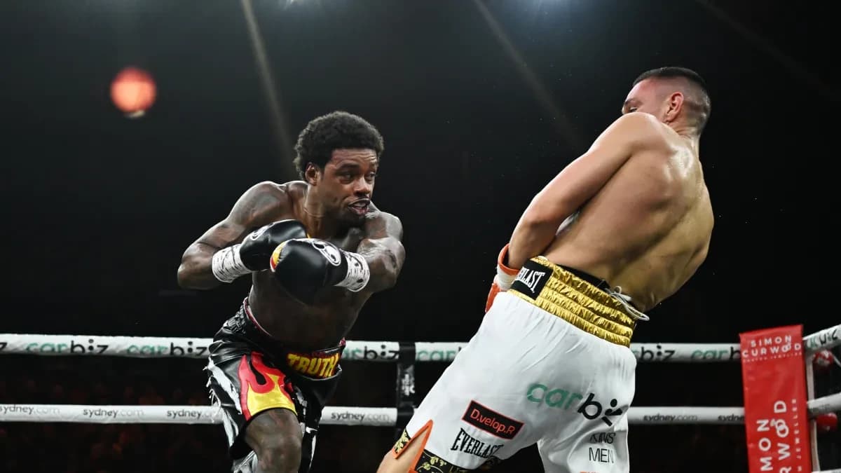 Tim Tszyu sends Errol Spence into retirement with unanimous decision victory in Sydney