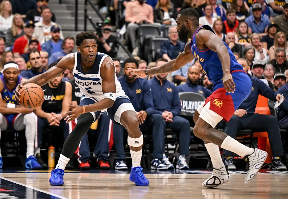Timberwolves climb out of 19-point hole to knock off Nuggets, even first-round NBA playoff series