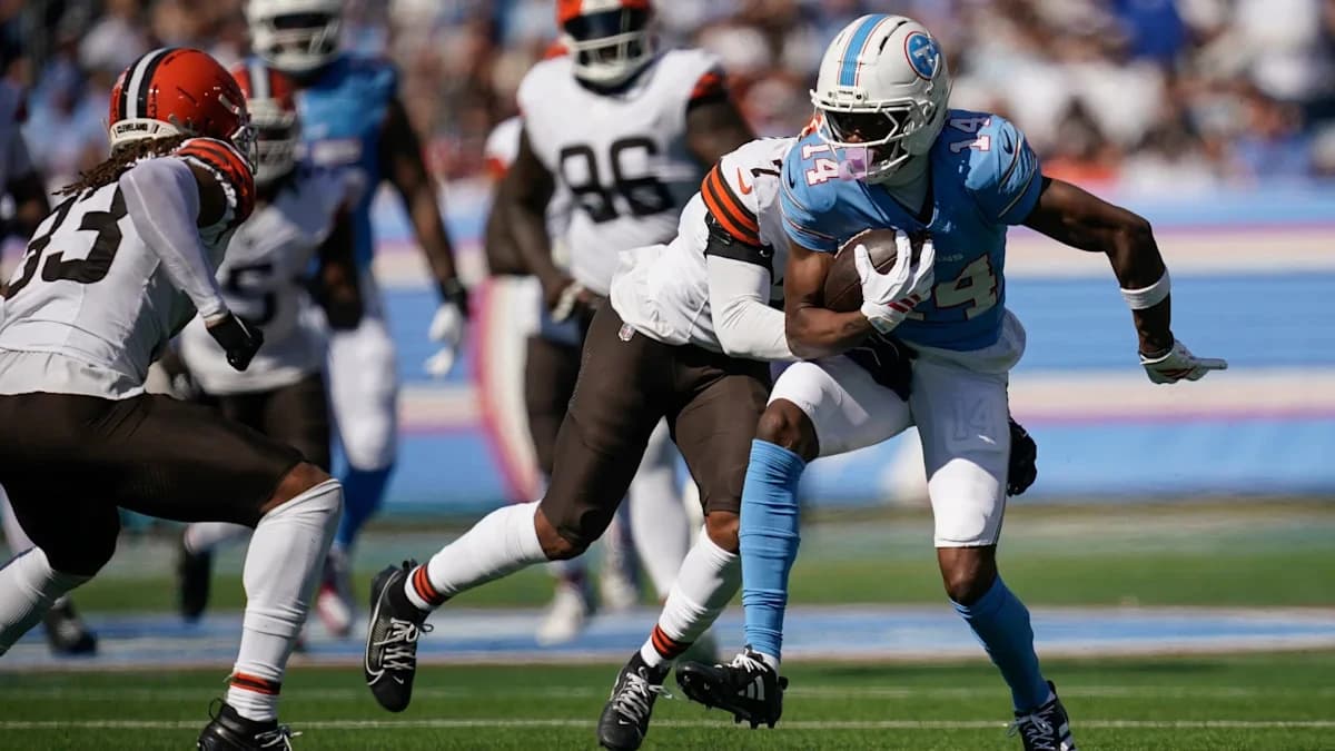 Titans' leading receiver misses practice again of Bengals' game