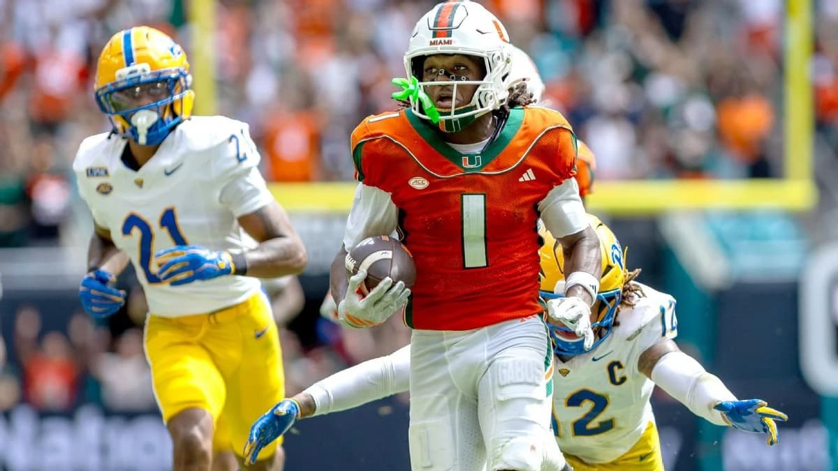 Toney, Mensah dominate as Canes open No. 1 reign with rout