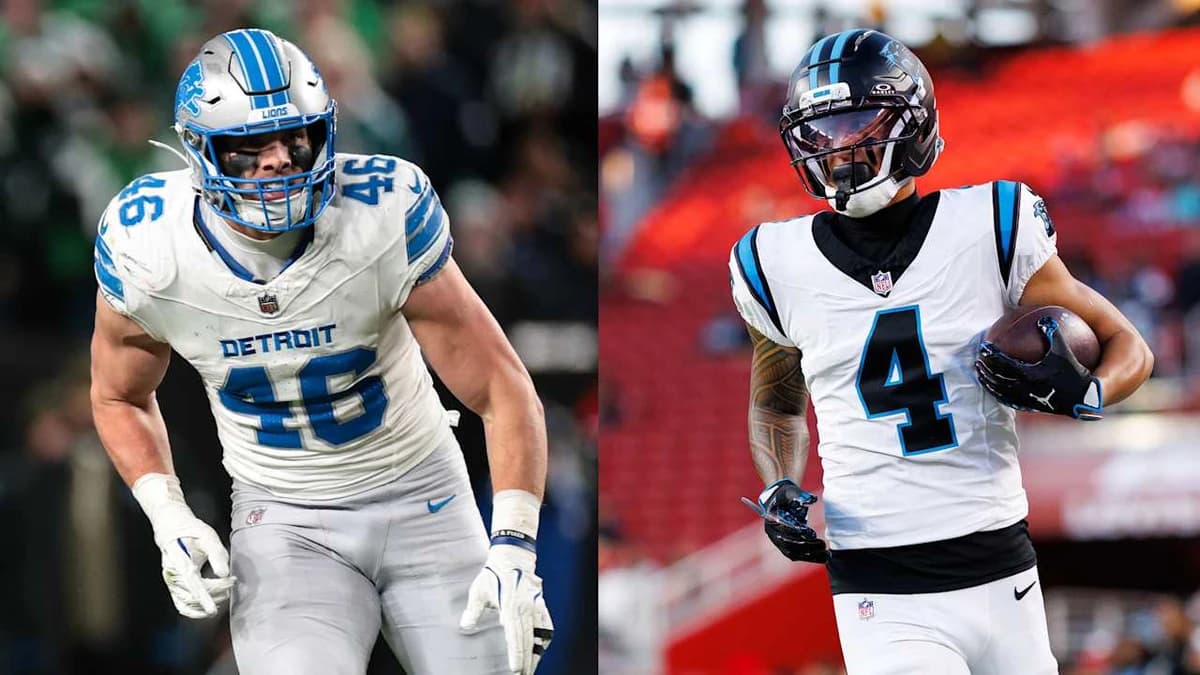 Top 100 Players of 2026, Nos. 90-87: Lions LB Jack Campbell, Panthers WR Tetairoa McMillan debut