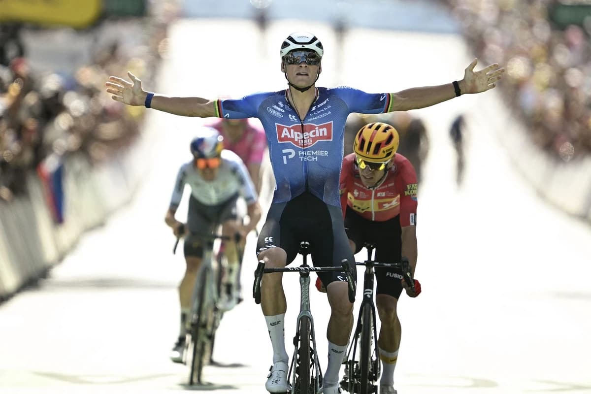 Tour de France: Massive turn of power nets Mathieu van der Poel stage 9 breakaway victory just ahead