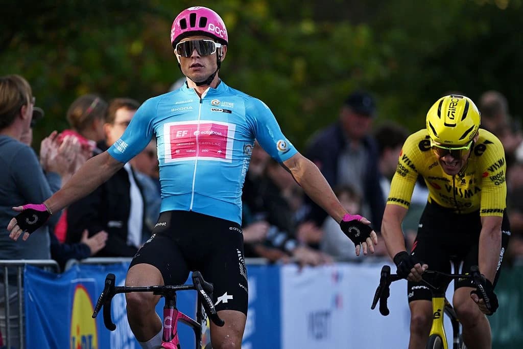 Tour de Luxembourg: Marijn van den Berg claims stage 2 with long sprint