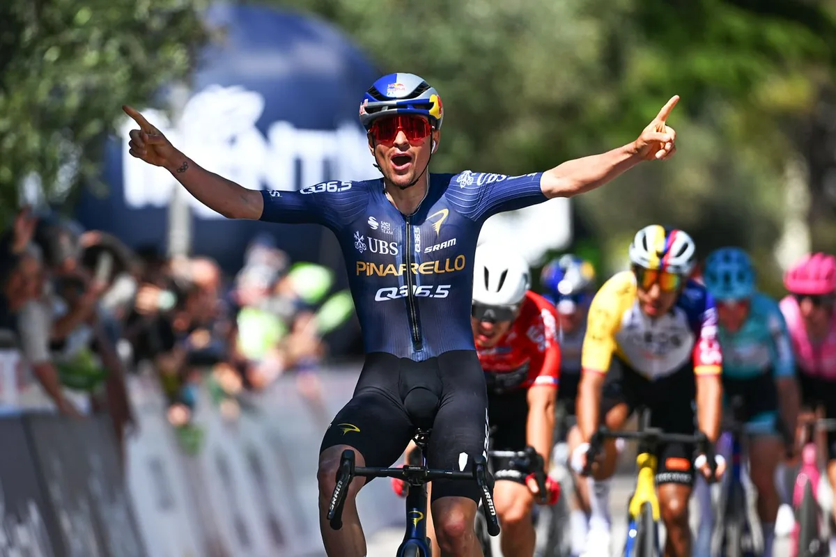 Tour of the Alps: Tom Pidcock ramps up for Liège-Bastogne-Liège with reduced bunch sprint victory on