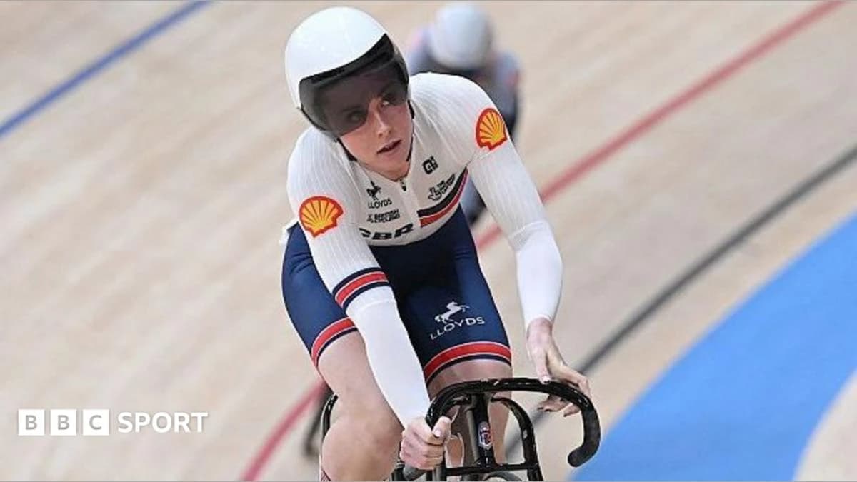 Track Cycling World Championships: Emma Finucane will 'come back fighting' after narrowly missing go