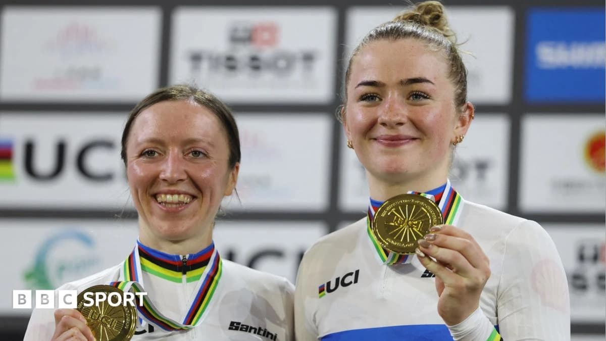 Track Cycling World Championships: Great Britain win two gold medals on day four in Shanghai