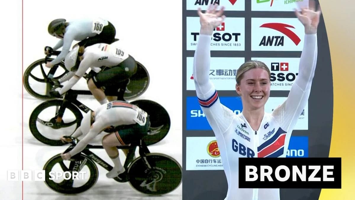 Track Cycling World Championships: Great Britain's Emma Finucane wins bronze