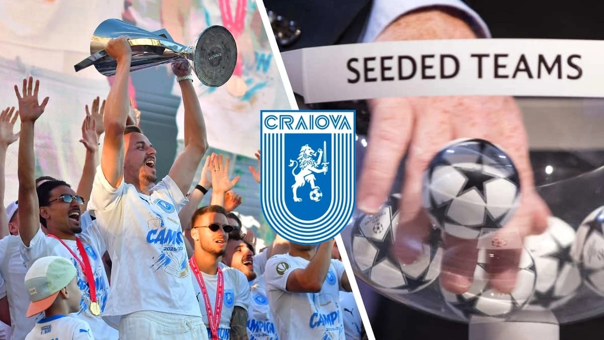 Tragere la sorți turul 2 preliminar UEFA Champions League! Universitatea Craiova și-a aflat posibila