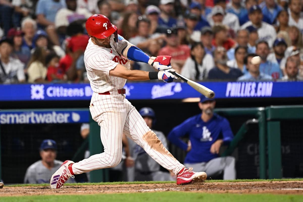 Trea Turner out-hits his leaky glove as Phillies outlast Dodgers in wild one