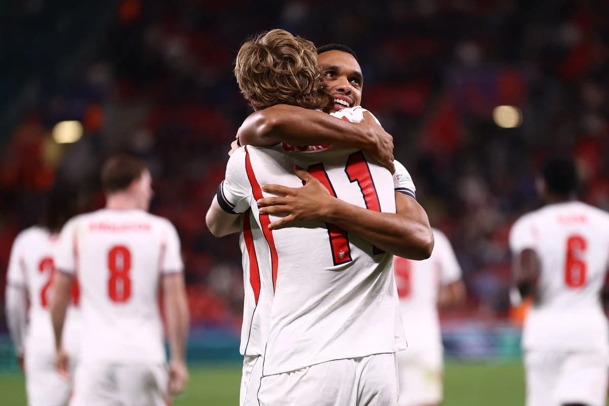 Trent Alexander-Arnold reveals Anthony Gordon message that created goal on England return