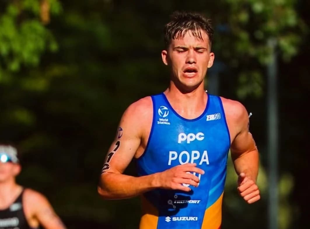 Triatlonistul de la CSM Constanța, Carol Popa, a dus la bun sfârșit cursa de la Mondialul U23