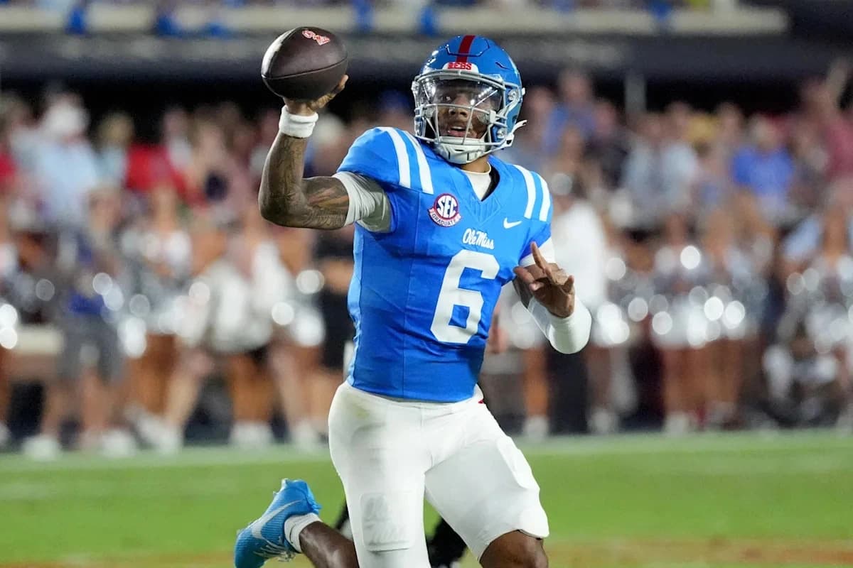 Trinidad Chambliss, Ole Miss overcome late rally from Lane Kiffin and LSU to win grudge match