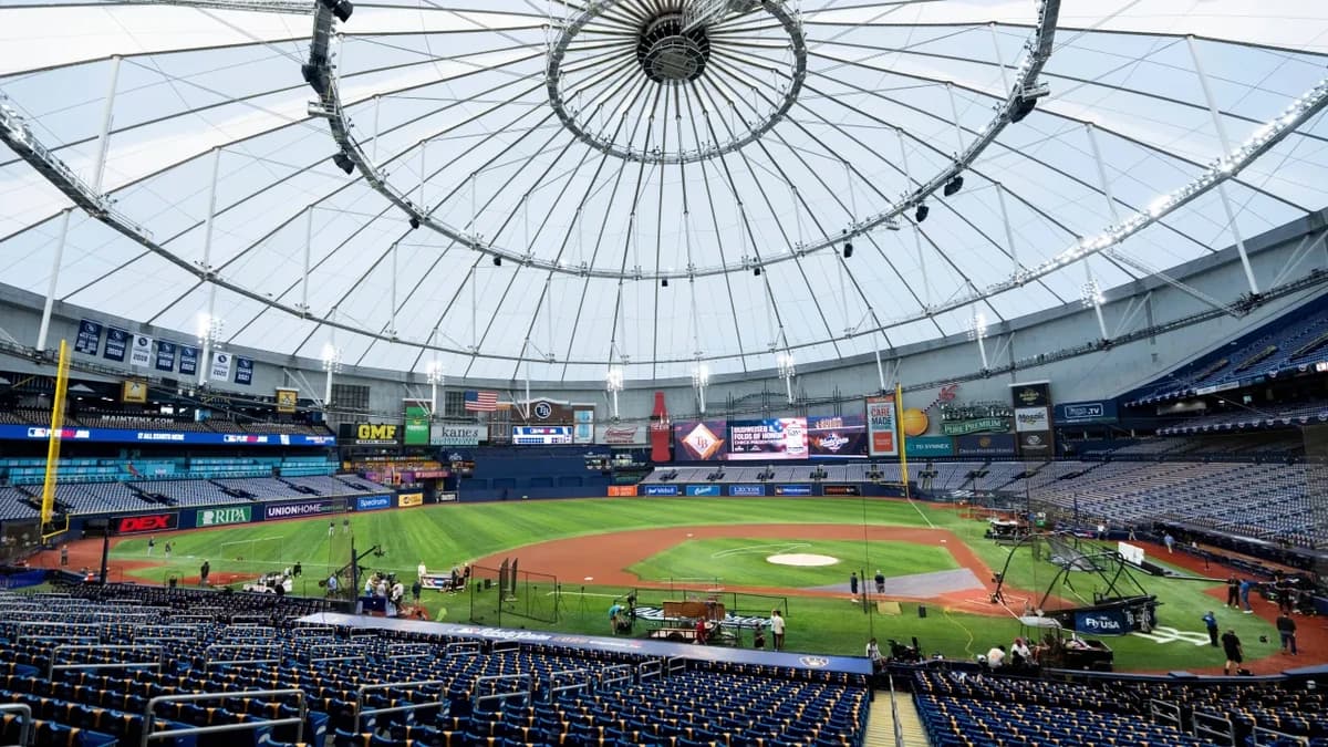 Tropicana Field catwalk rules, explained: What happens if a baseball hits the roof at Rays home ball