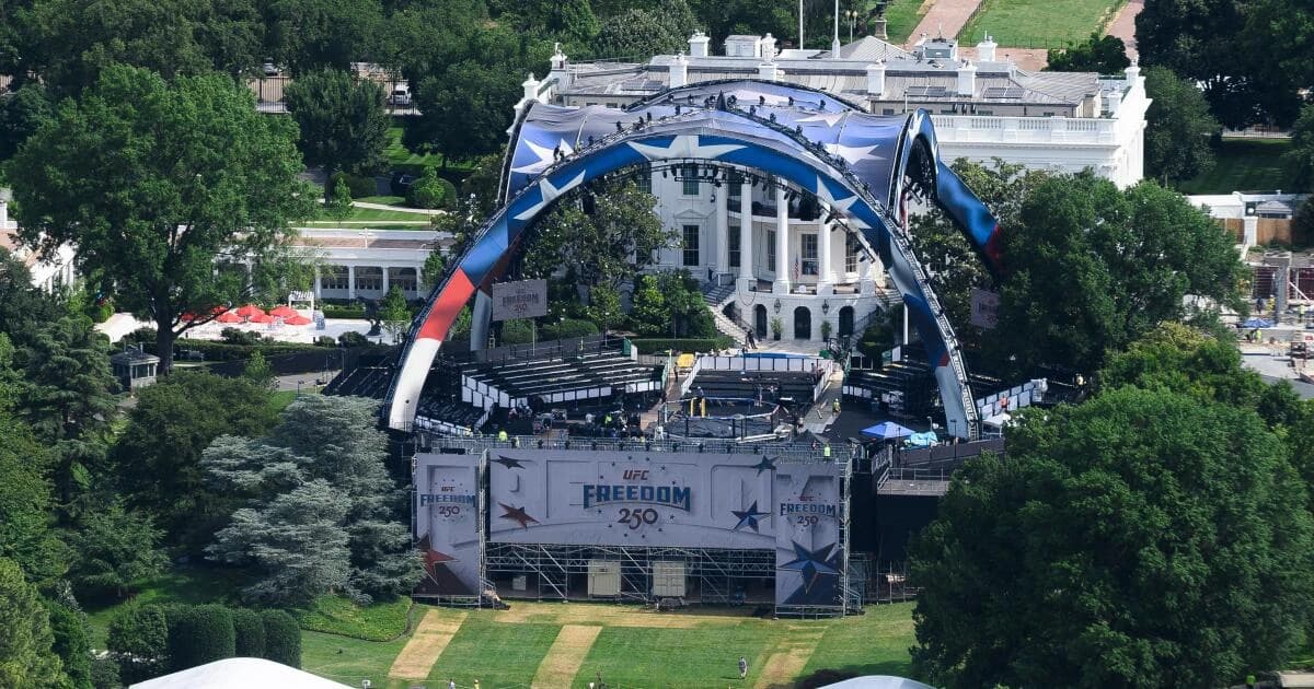 Trump administration sued over ‘illegal’ and ‘corrupt’ UFC event on White House lawn