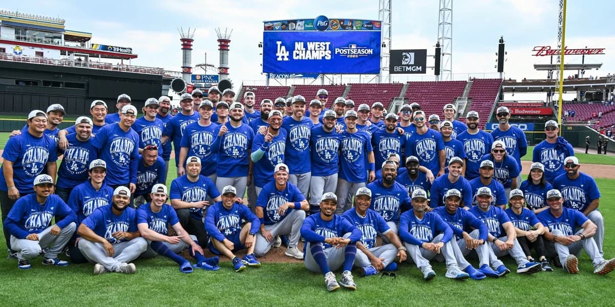 Tucker's near-cycle clinches LA's 5th straight NL West title, 13th in 14 years