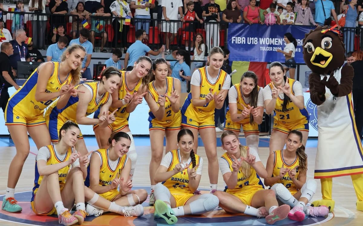 TULCEA: Naționala feminină de baschet U18 s-a calificat în semifinale după un parcurs fabulos