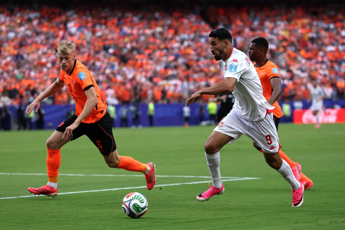 Tunisia - Olanda 0-2, ACUM, digisport.ro. Skhiri a marcat în propria poartă! Brobbey a dublat avanta