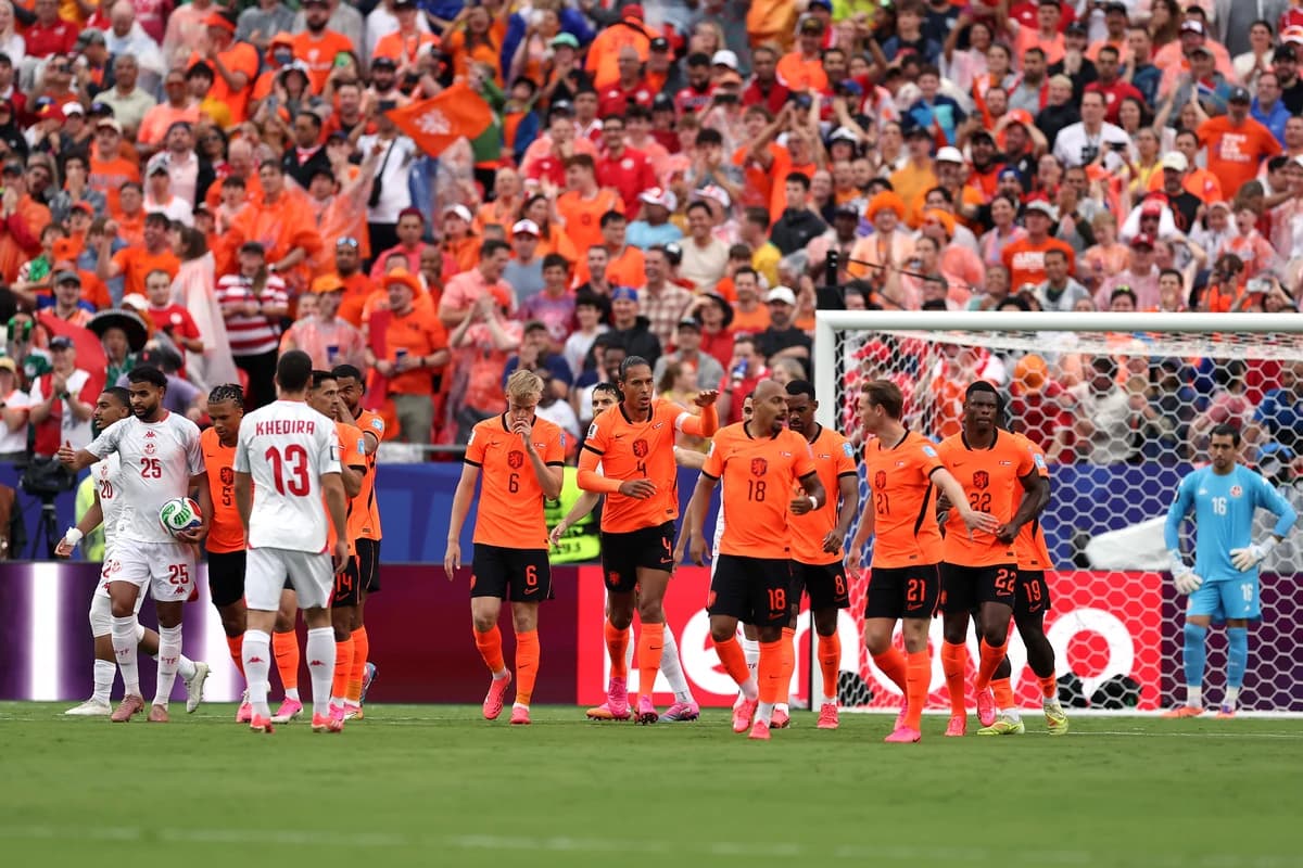 Tunisia - Olanda 1-3. ”Portocala Mecanică” s-a impus fără emoții și a câștigat Grupa F de la Cupa Mo