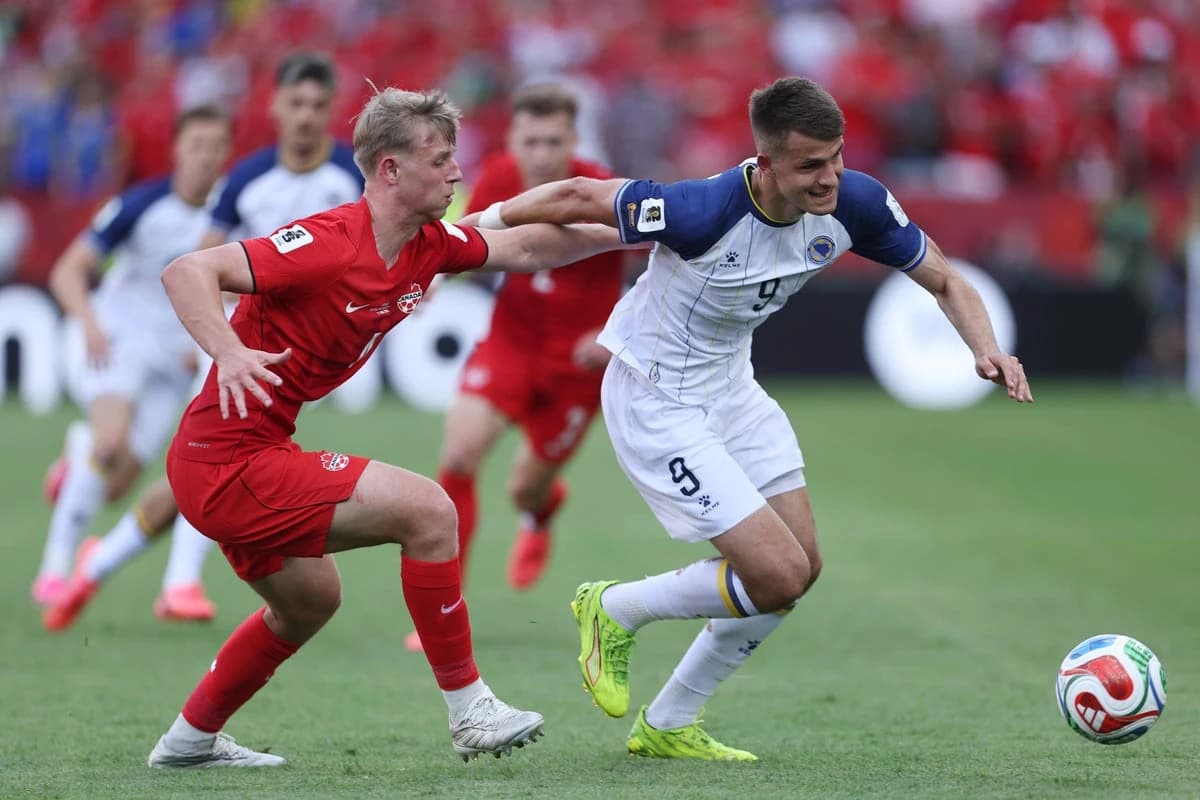 Two arrested for peace officer assault at Canada vs Bosnia World Cup match