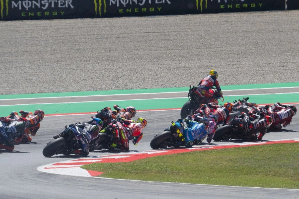 Two MotoGP riders in hospital as crashes mar Catalan Grand Prix