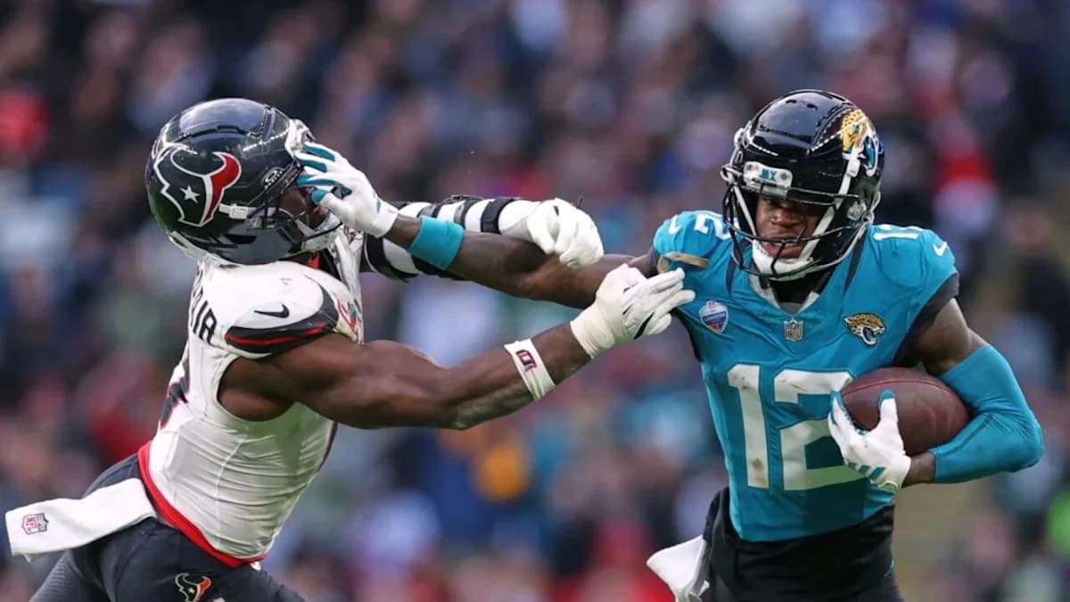Two-way star Travis Hunter scores TD and makes interception in Jags’ 34-31 loss in London