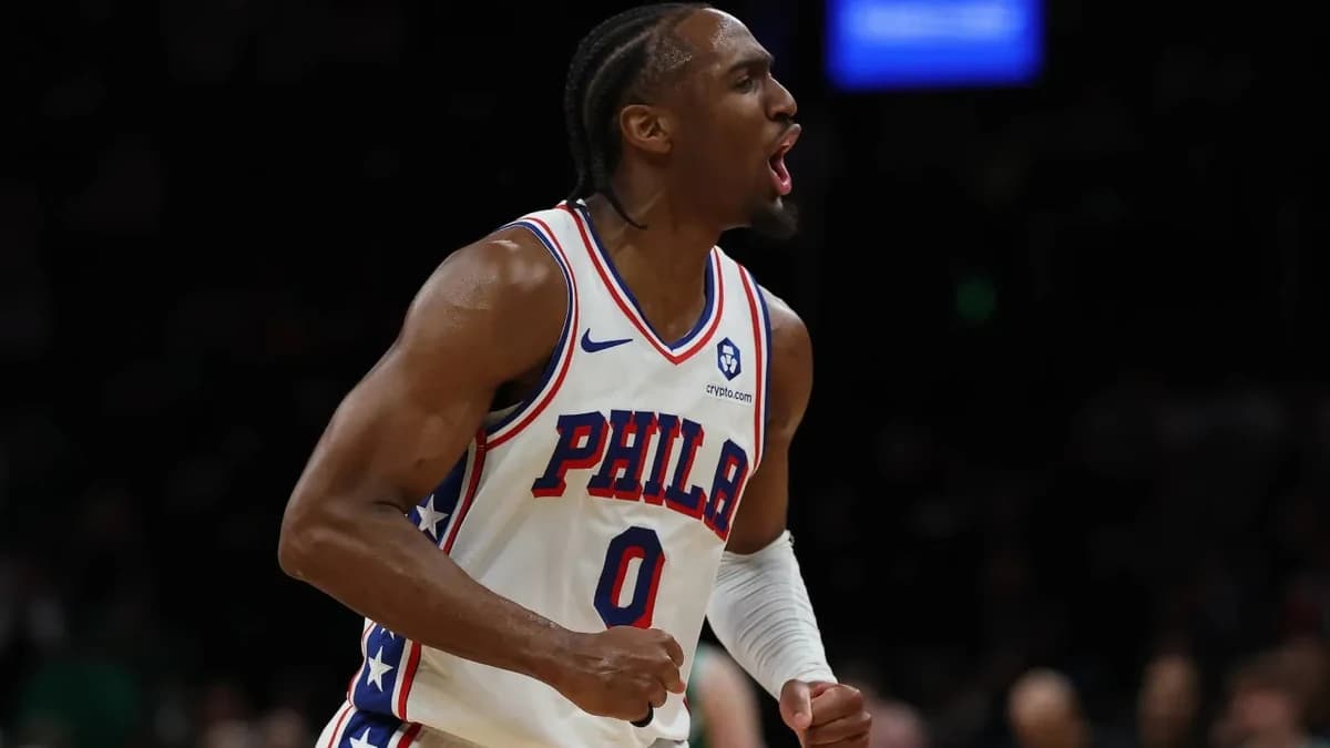 Tyrese Maxey steals the spotlight from LeBron James in stunning 76ers opening-night win over Knicks