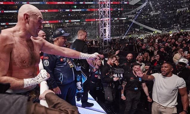 Tyson Fury and Anthony Joshua's £150m mega-fight is back ON: Heavyweight rivals set to meet in Londo