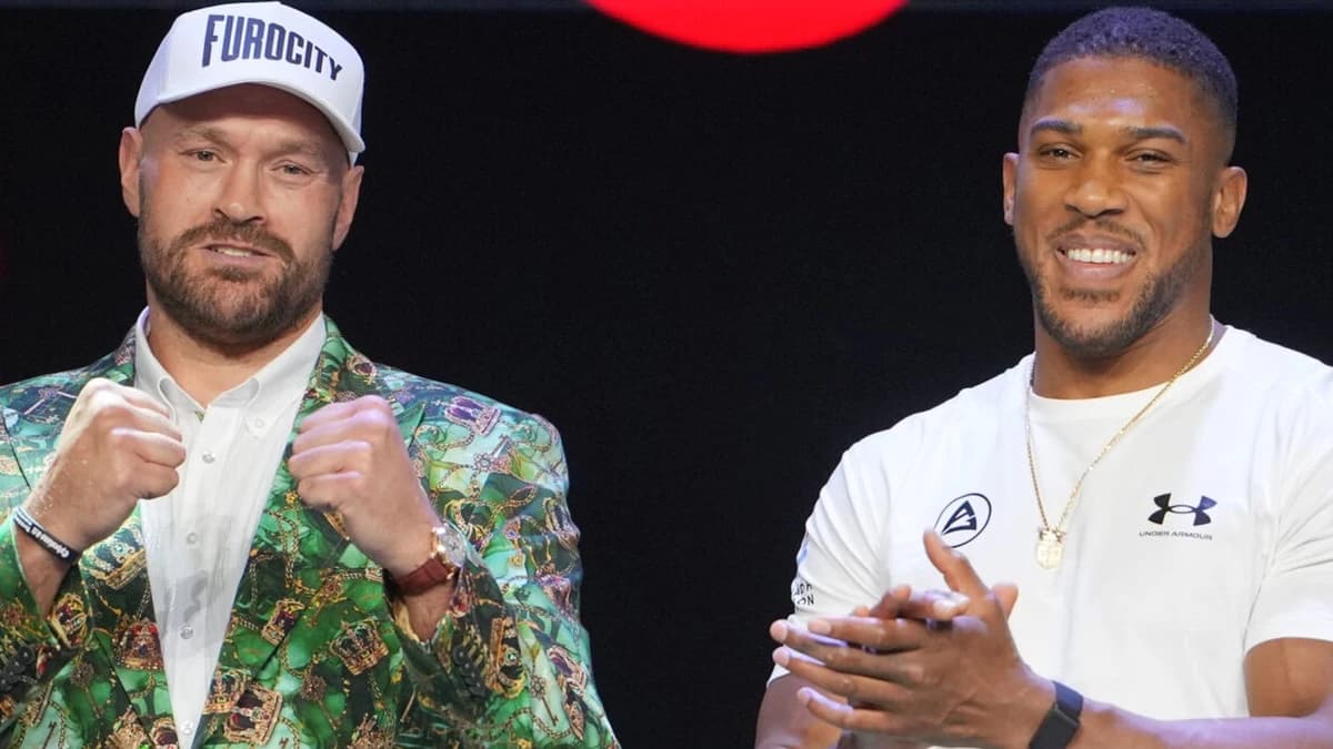 Tyson Fury vs Anthony Joshua: Rivals show respect at friendly first press conference - but how long