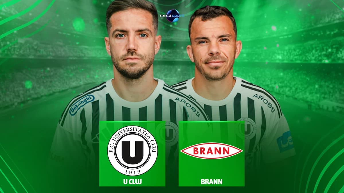 U Cluj - Brann, Live Video, 20:00, Digi Sport 1, în turul doi din UEFA Conference League. A doua șan