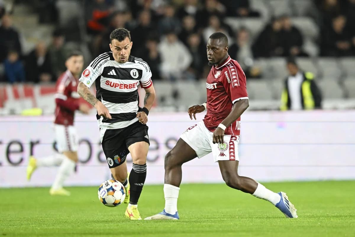 U Cluj - Rapid 1-0, duel crucial în lupta la titlu în Superliga