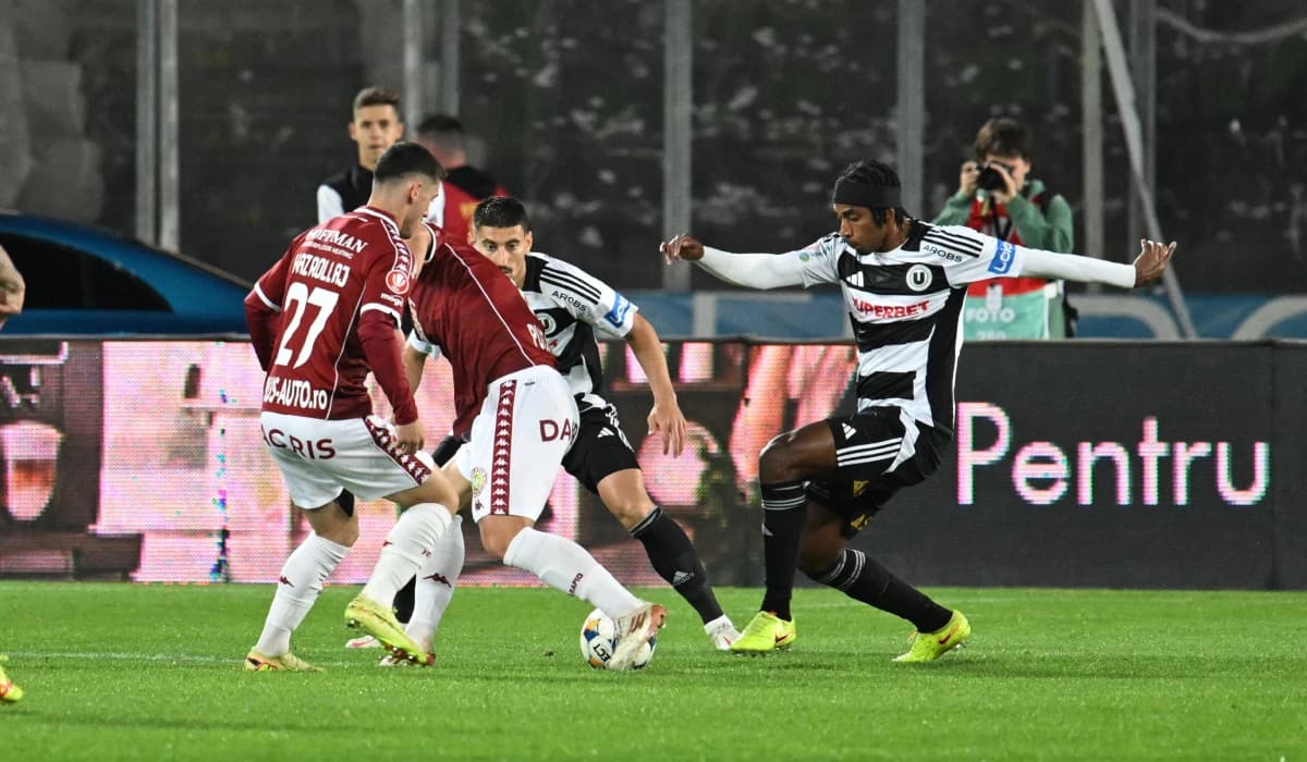 U Cluj – Rapid 1-0. „Șepcile roșii” continuă să viseze la titlu
