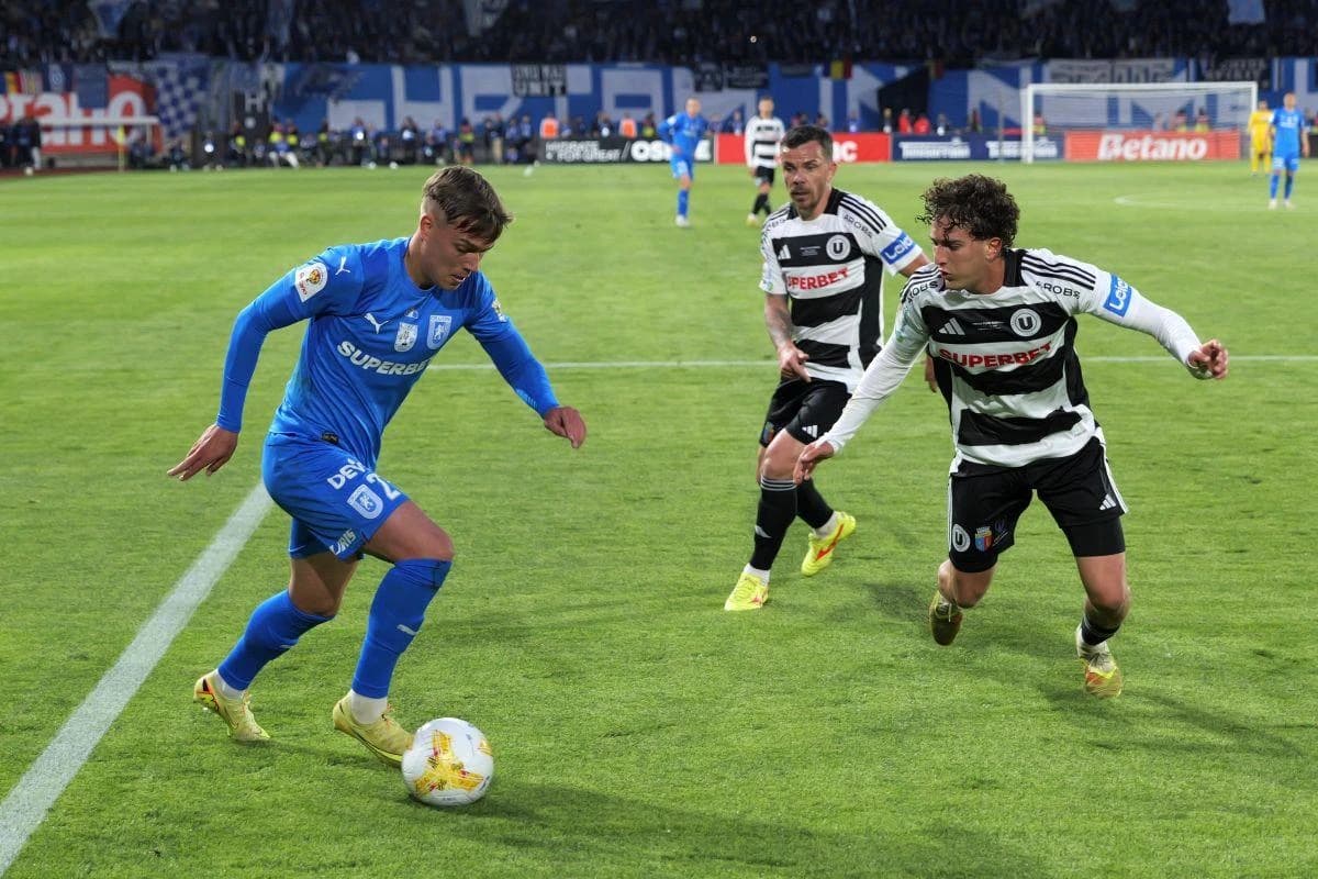 U Cluj - Universitatea Craiova pentru Cupa României Betano » Pauză la Sibiu
