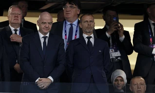 UEFA accuse FIFA president of BRIBING nations to back Gianni Infantino's plans to sell stakes in the